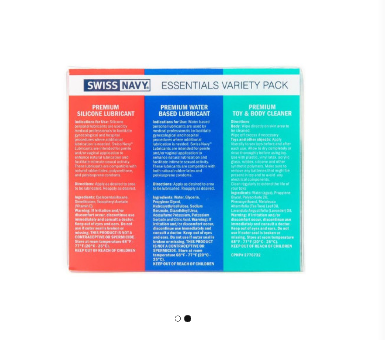 Swiss Navy Essentials 30ml Lubricant Travel Kit